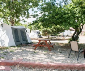 FunStays Glamping Setup Tent in RV Park #2 OK-T2