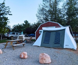 FunStays Glamping Setup Tent in RV Park #4 OK-T4