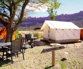 FunStays Glamping Setup Tent in RV Park #6 OK-T6