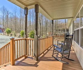 Picturesque Lake Ariel Getaway with Game Room!