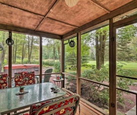 Pocono Mountains Home with Pvt Hot Tub and Grill!
