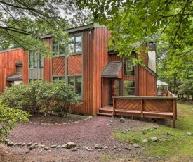Poconos Townhome 100 Ft from Big Boulder Lake!