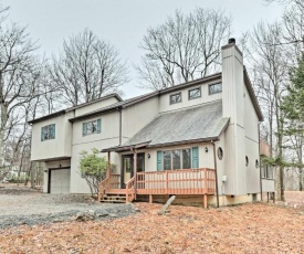 Rustic Lake Harmony Home with Deck and Wooded Views!