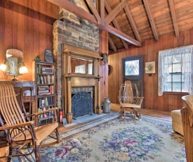 Secluded and Rustic Lake Harmony Cabin with Fire Pit!