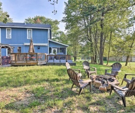 Spacious Lake Harmony Home with Hot Tub and Fire Pit!