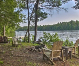 Waterfront Lake Arrowhead Home with Dock and Fire Pit!