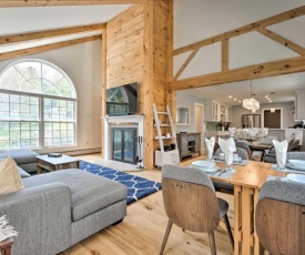 Chic Dover Home with Hot Tub 4 Miles to Mt Snow!